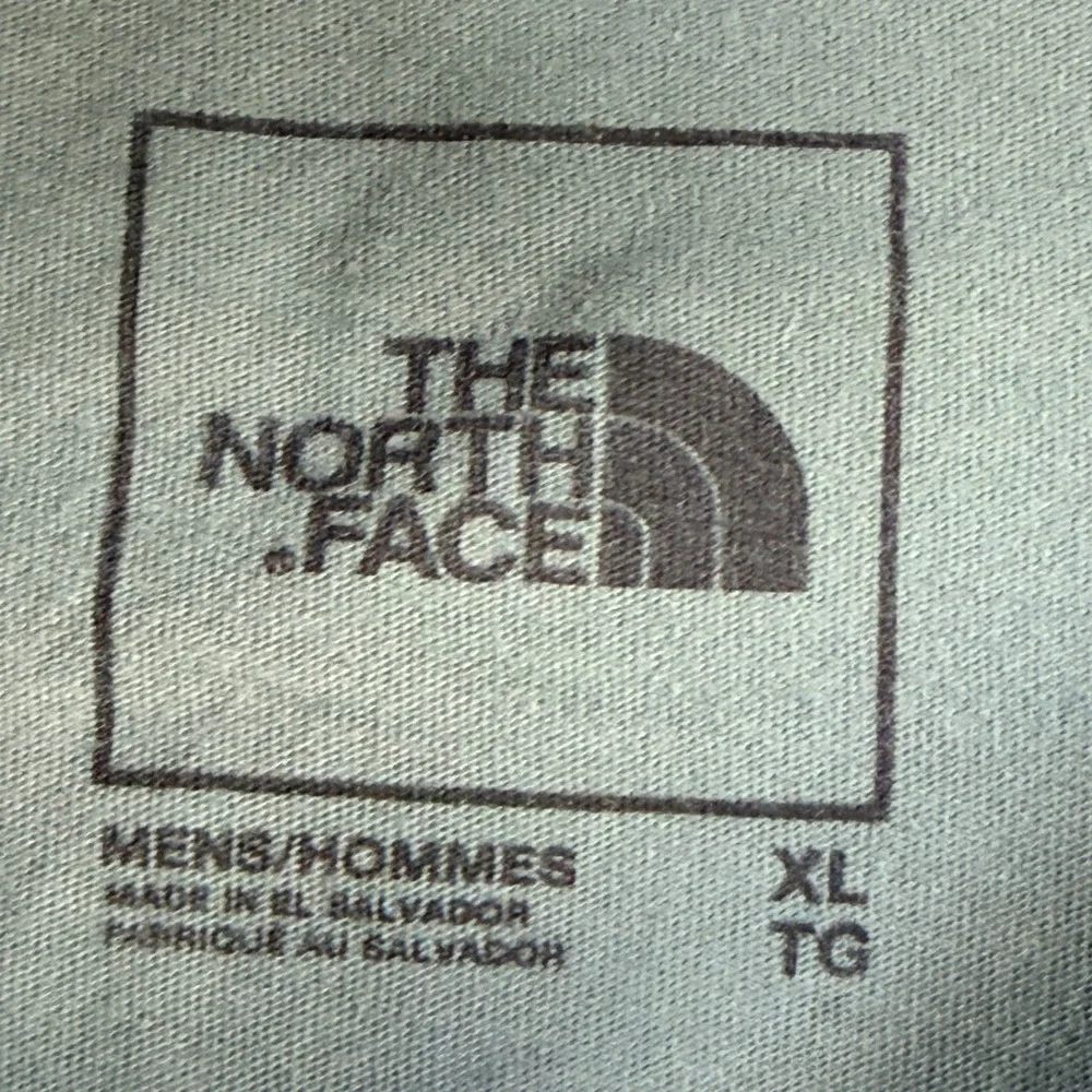 The North Face Mens Long Sleeve Graphic Logo Tee XL Green Cotton Outdoor